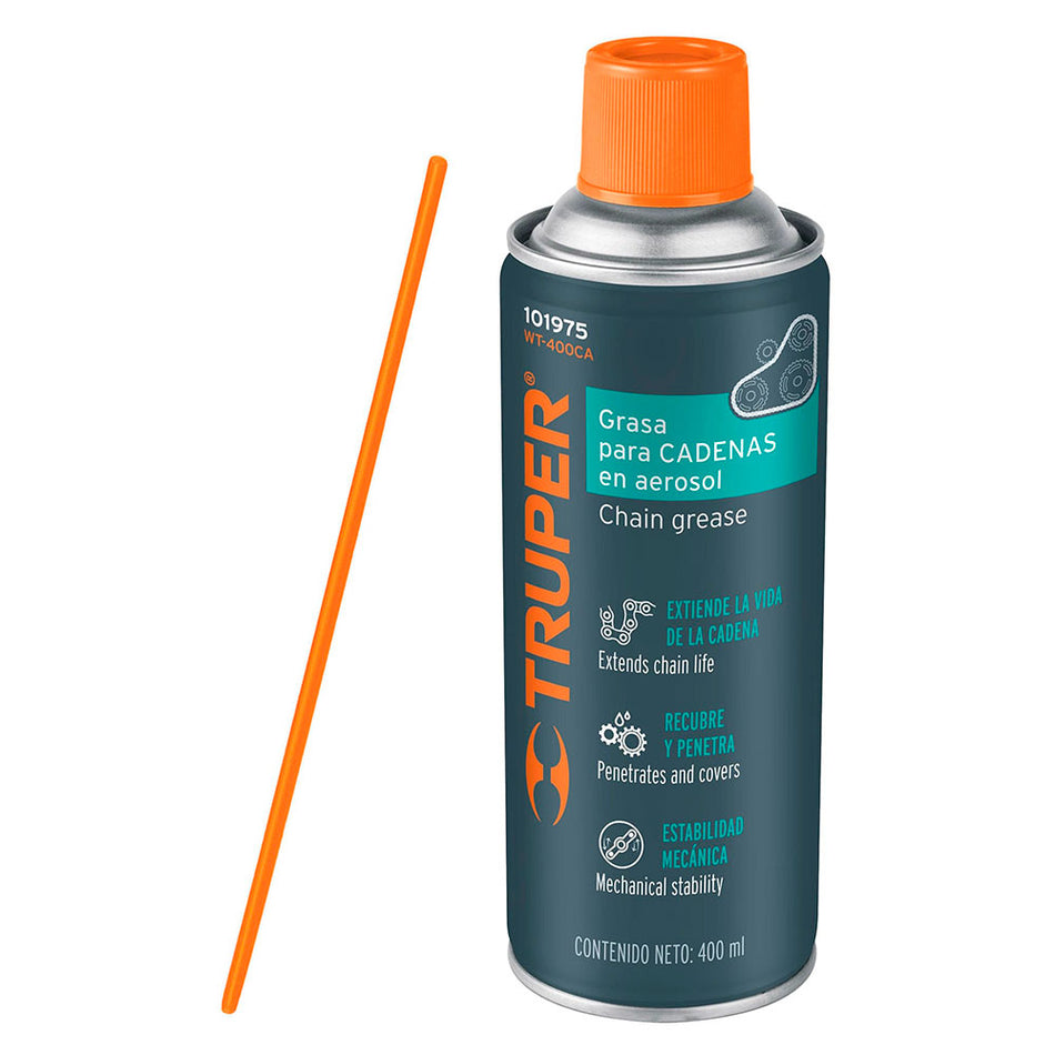 Lubricante de cadenas en aerosol 400 ml,