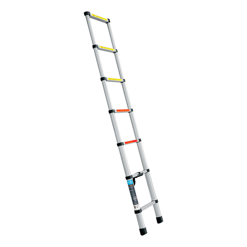 Escalera telescópica, 7 peldaños, tipo I