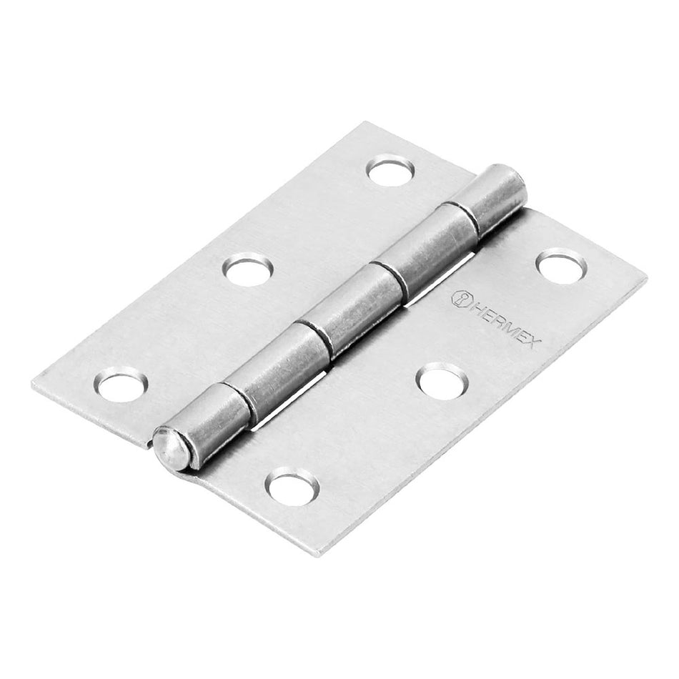 Bisagra rectangular 3' acero pulido, Her