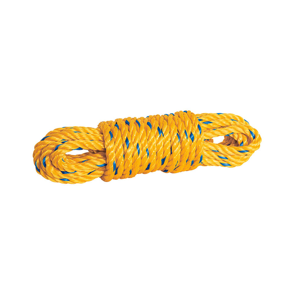 Madeja de cuerda amarilla de polipropile