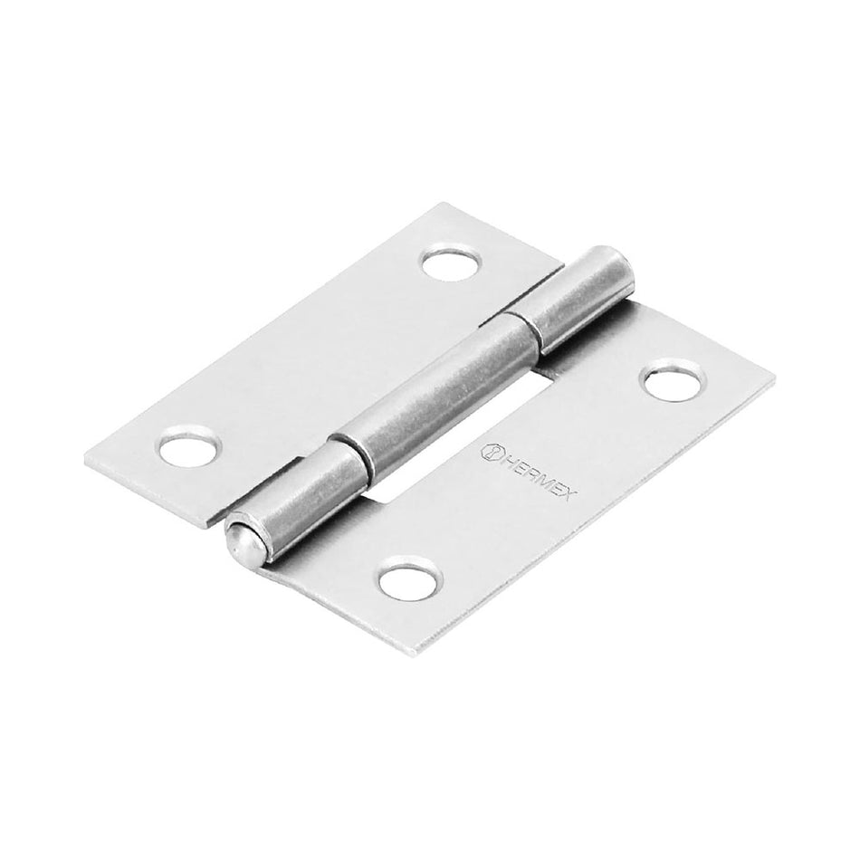Bisagra rectangular 2' acero pulido, Her