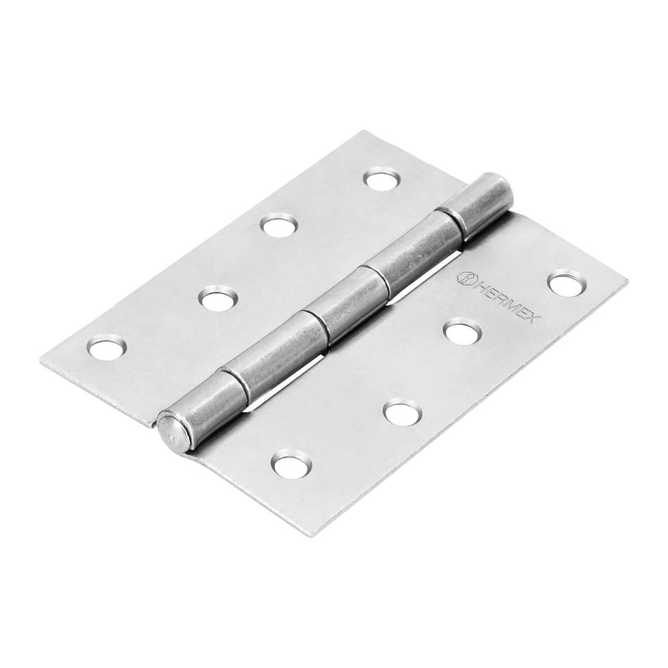 Bisagra rectangular 4' acero pulido, Her