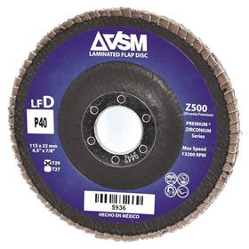 DISCO LAMINADO 4 1/2 X 7/8" P40 Z500