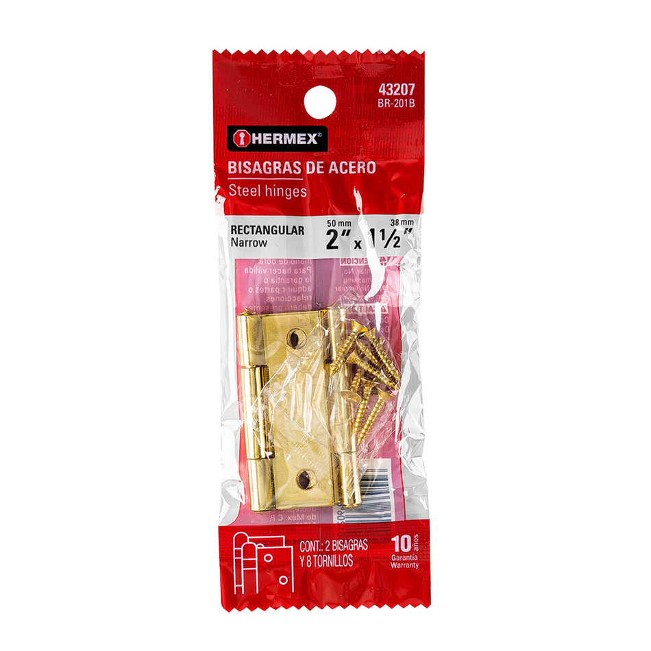 Bolsa con 2 bisagras rectangulares 2', a