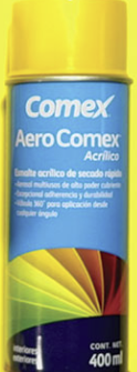 PINTURA AEROSOL COMEX 400ml AMARILLO
