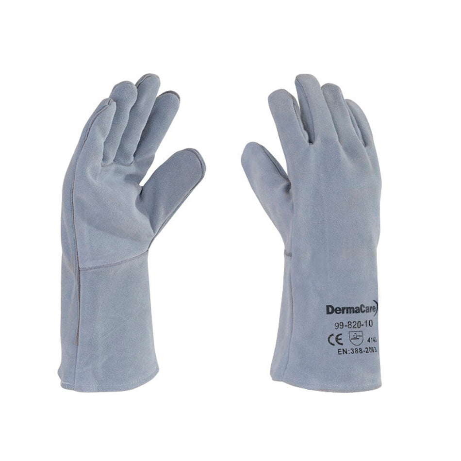 GUANTE SOLDADOR GRIS CON HILO DE ALGODON ESPOMEGA 99-820