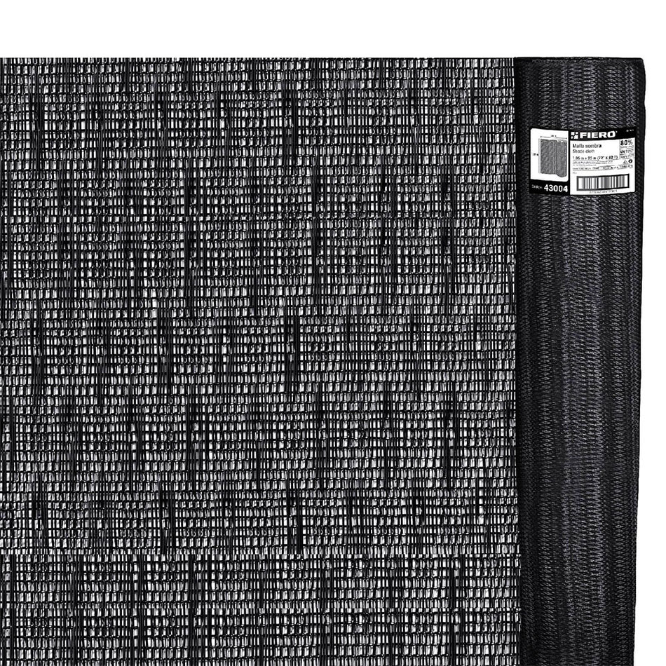 Rollo de toldo sombra 80% de 25 m x 1.85