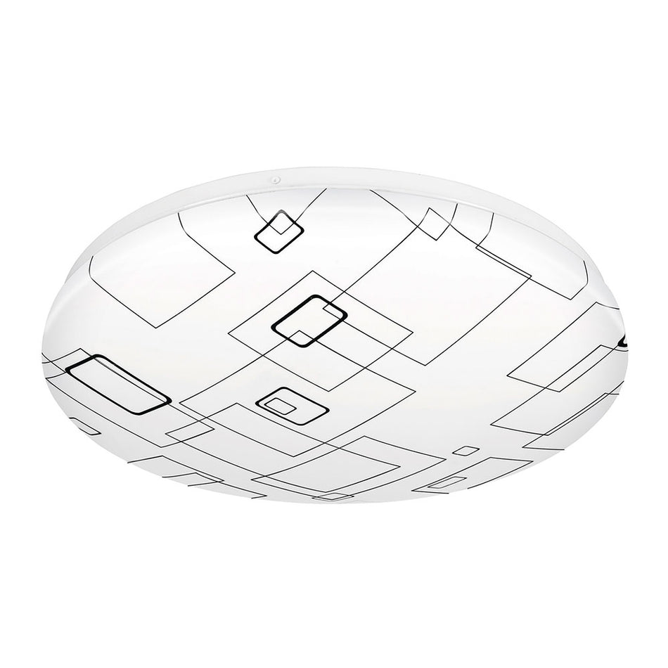 Luminario LED 22 W plafón decorativo cua