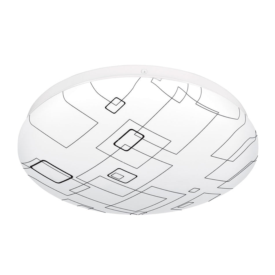 Luminario LED 15 W plafón decorativo cua