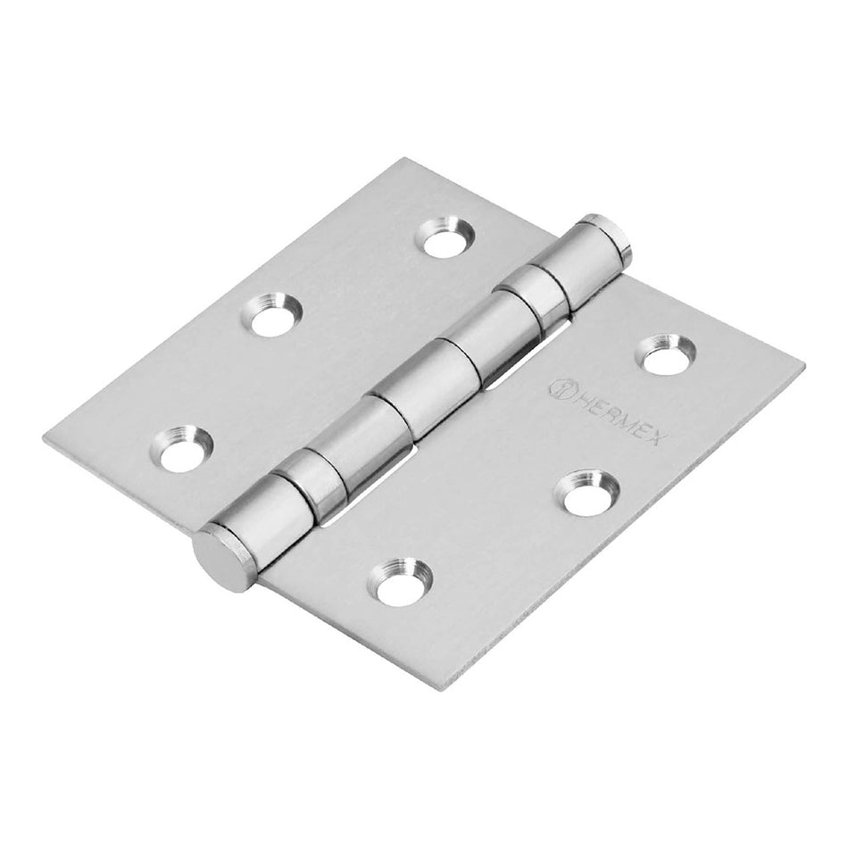 Bisagra cuadrada 3' acero inox, cabeza p