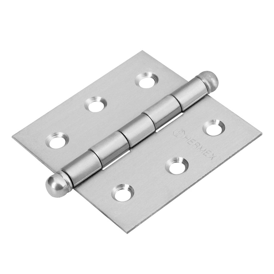 Bisagra cuadrada 2-1/2' acero inox, cabe