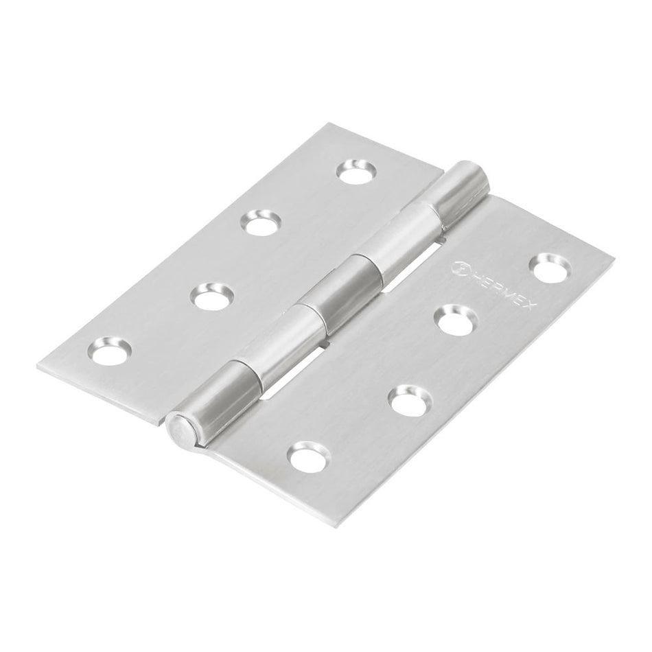 Bisagra rectangular 4' acero inoxidable,