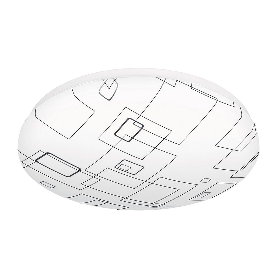 Luminario LED 18 W plafón decorativo cua