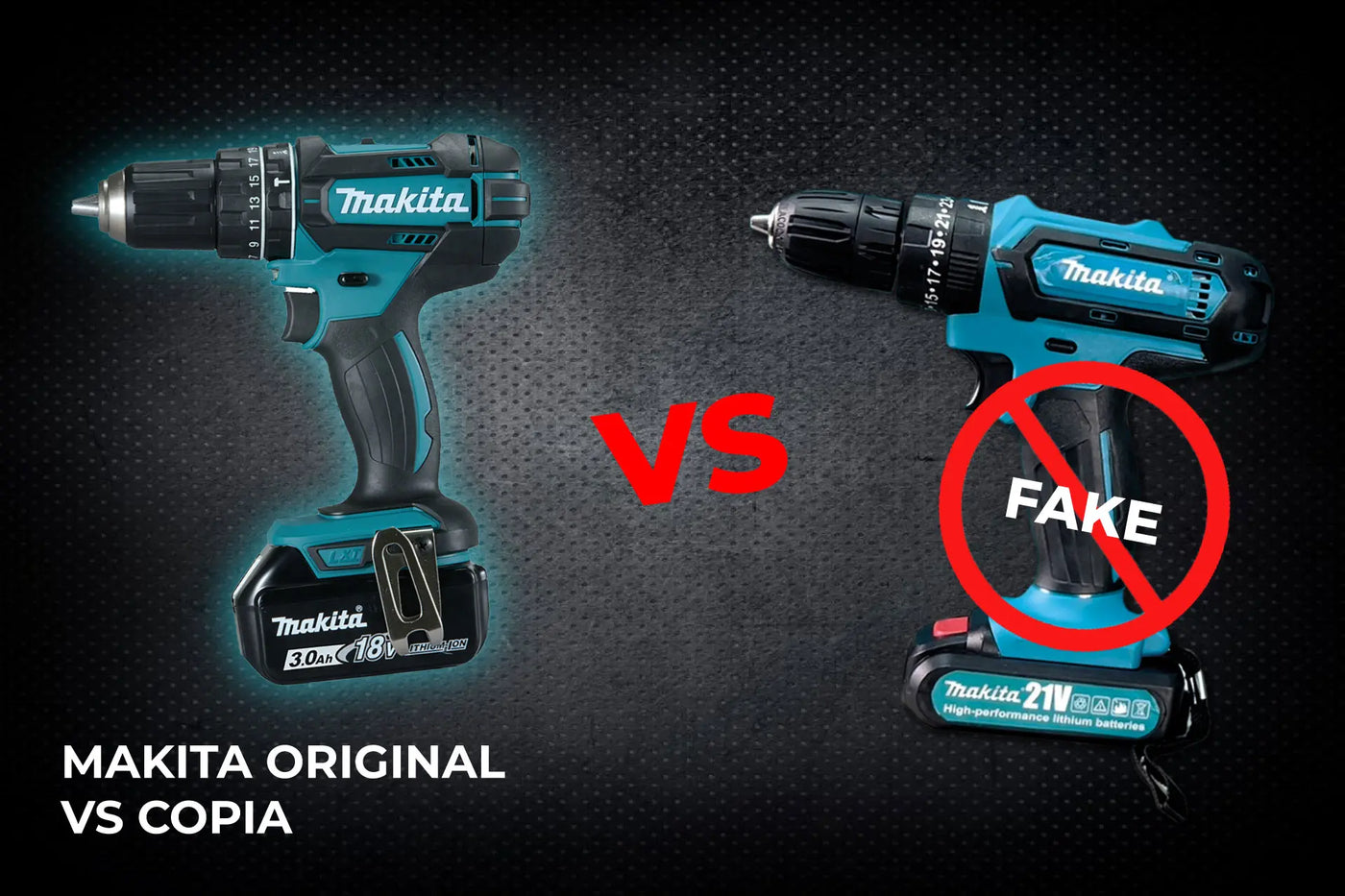 Cómo Identificar una Herramienta Makita Original vs. una Copia