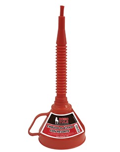 EMBUDO PLASTICO CON RESORTE ROJO DOGOTULS SH2128