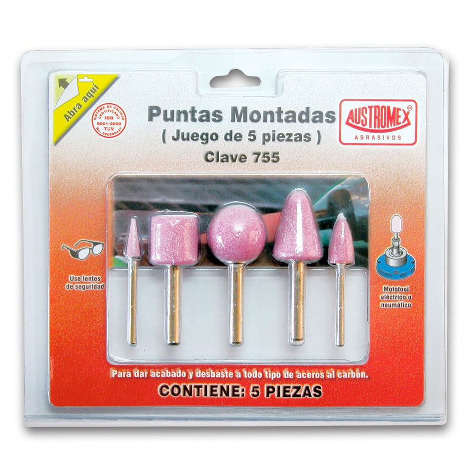 Kit de puntas montadas para desbaste, re