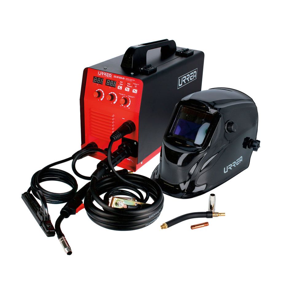 Juego de soldadora microalambre con accesorios, 5 piezas Urrea JSMC5