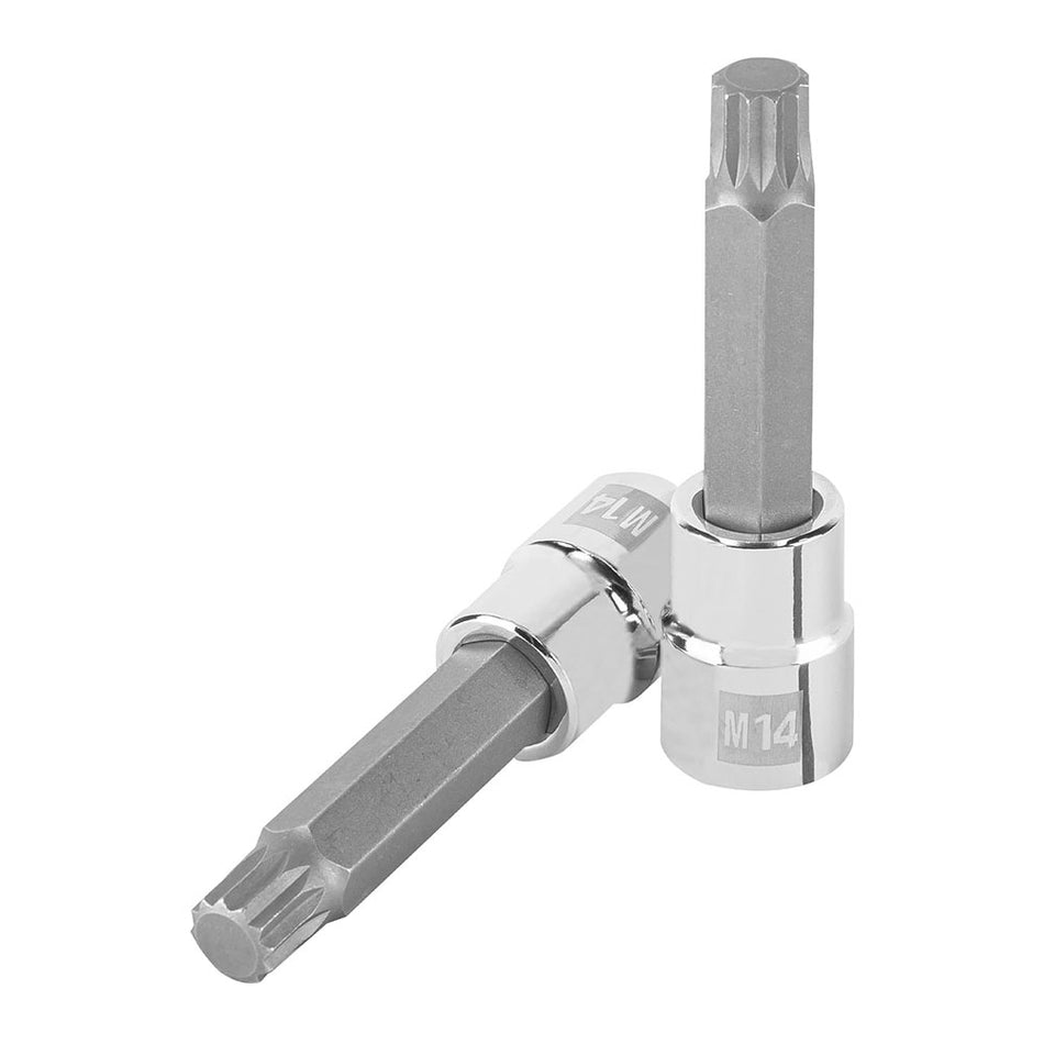Dado punta larga bristol M14, cuadro 1/2