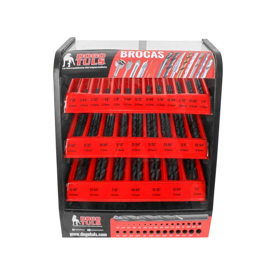 EXHIBIDOR BROCA USO GENERAL CON 210 PZ DOGOTULS EX1003