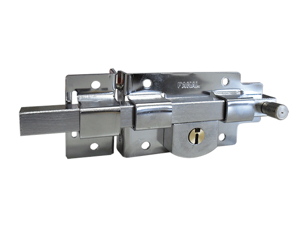 PASADOR C/LLAVE FIJO IZQ. CROM. 132CRFI