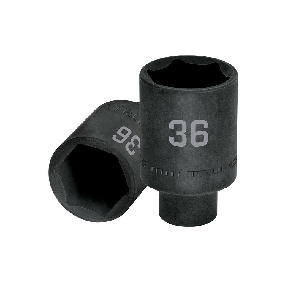 Dado largo impacto de 36 mm, 6 puntas, c