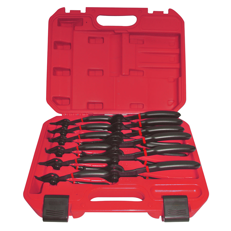 Juego de pinzas para anillos de retención, 12 piezas Urrea 360C