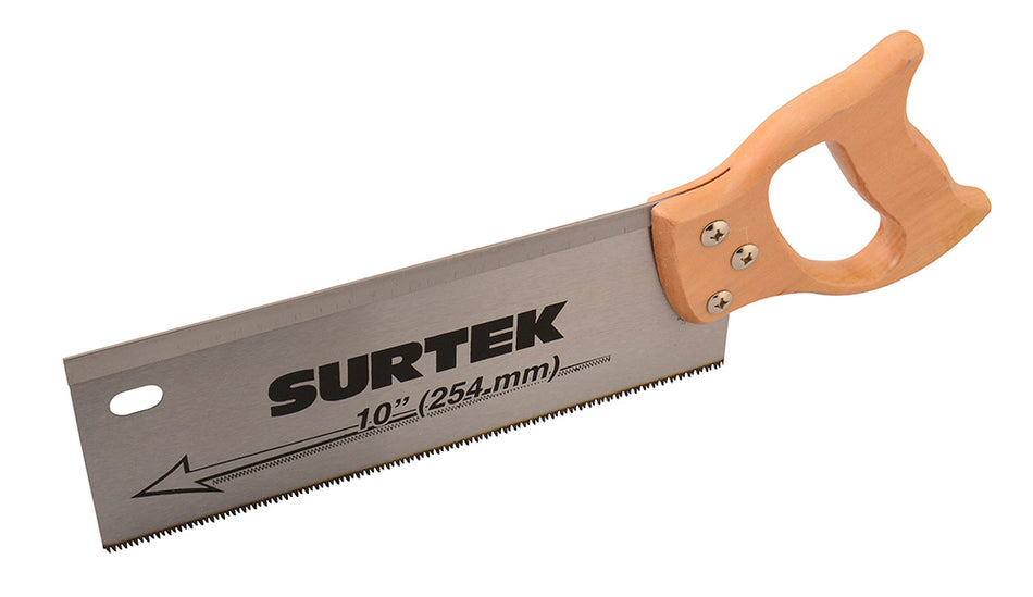 Serrucho con mango de madera de costilla de 10" Surtek 120226