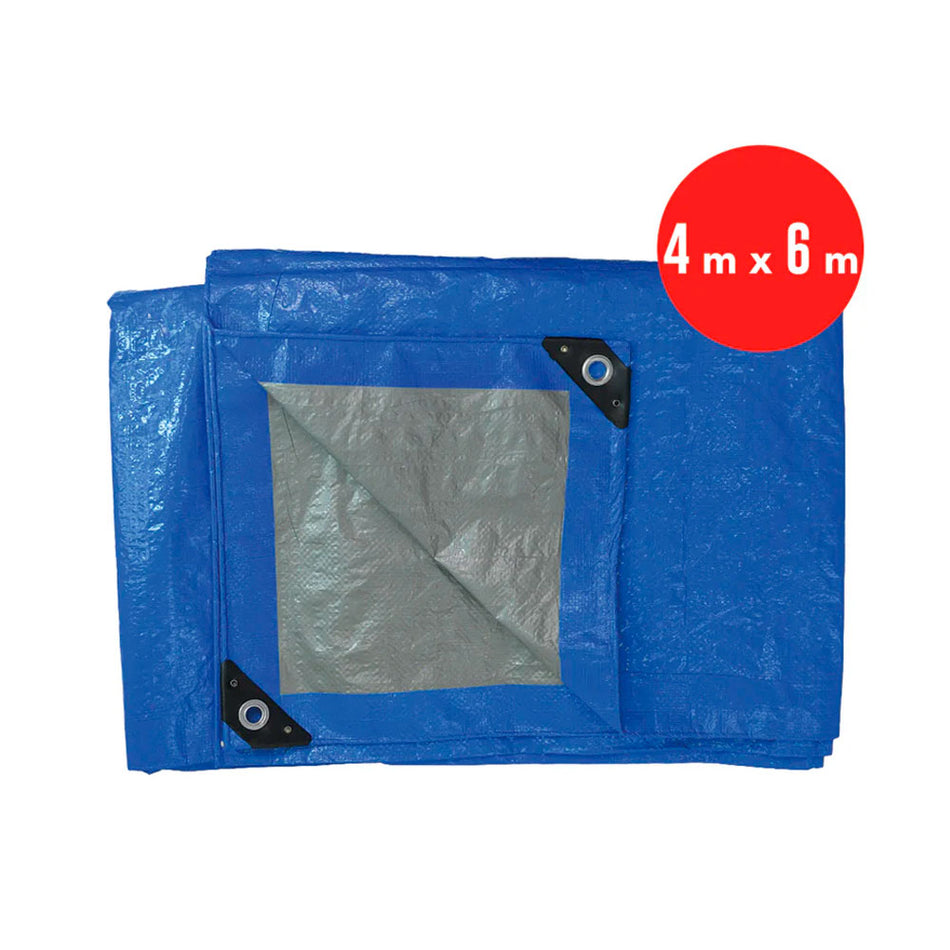 LONA DE POLIETILENO 110g/m2 4m x 6m, BYP