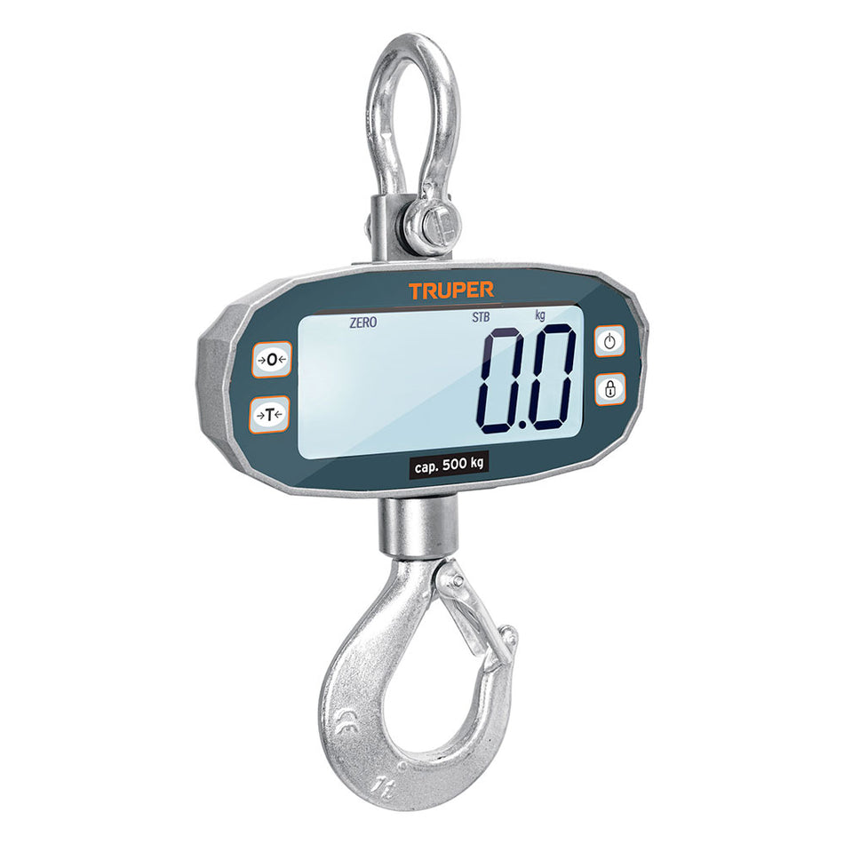 Báscula electrónica colgante, 500 kg, Tr