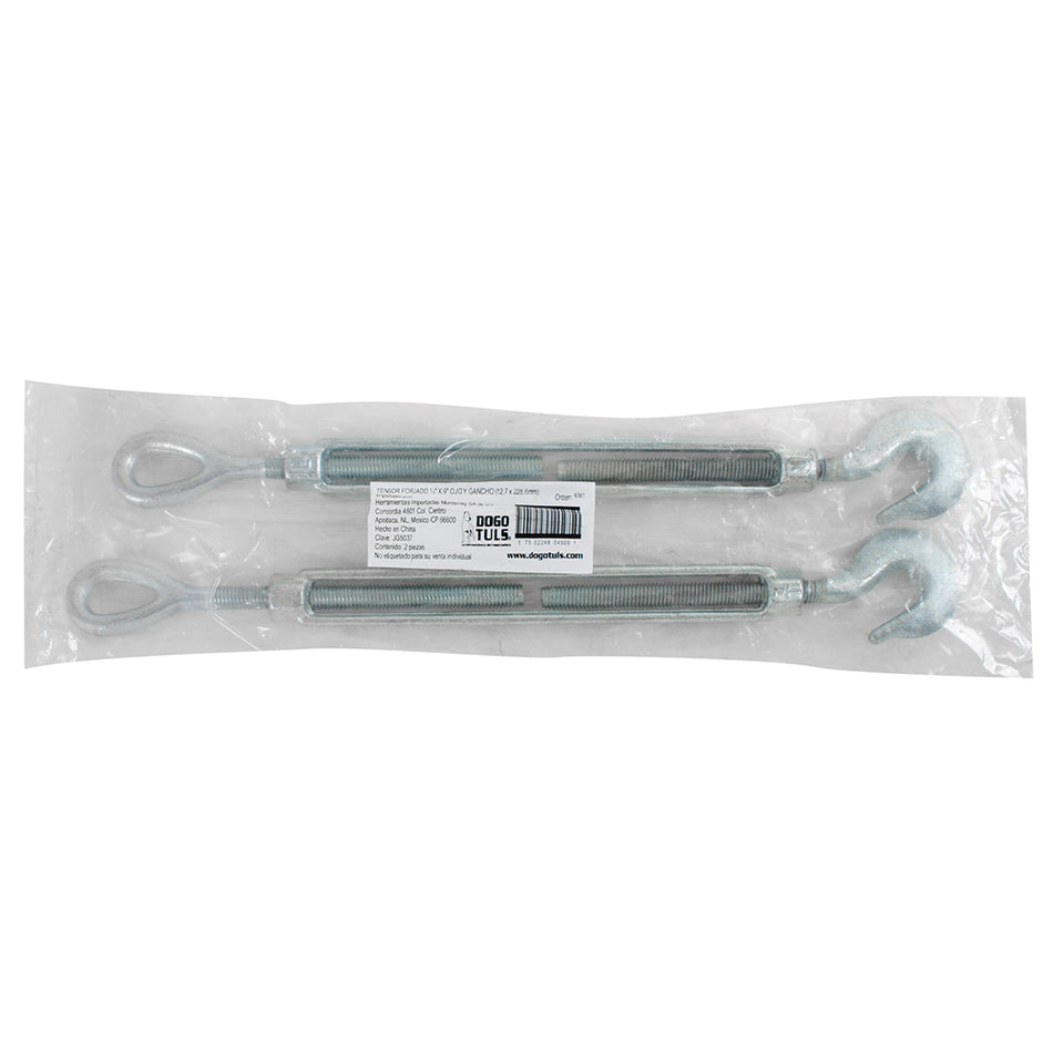 TENSOR FORJADO 1/2" X 9" OJO Y GANCHO DOGOTULS JG5037