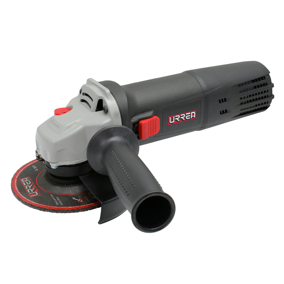 Mini esmeriladora angular 4-1/2" 1010 W 120 V, 10000 RPM Urrea EA1004A