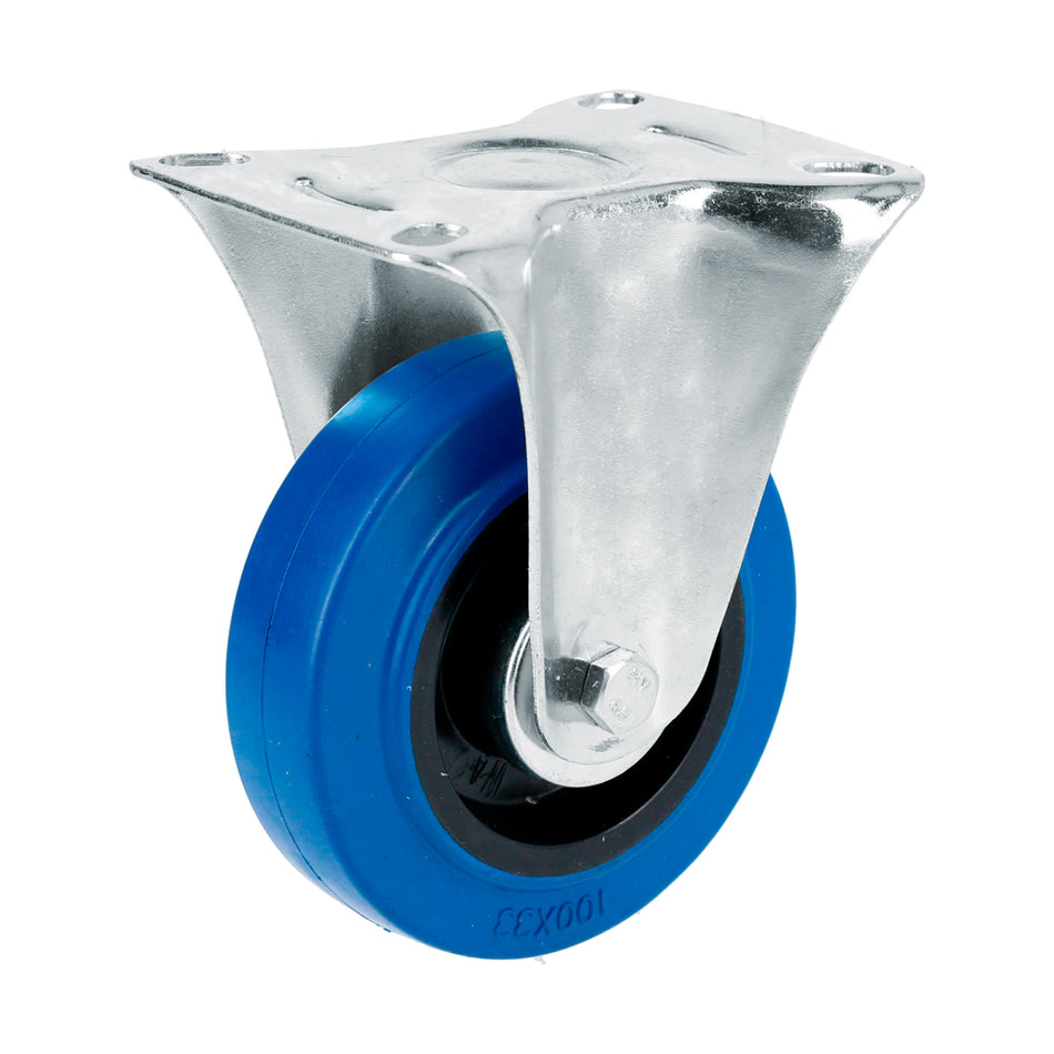 Rodaja de goma elástica fija azul 5" Surtek RGO12F
