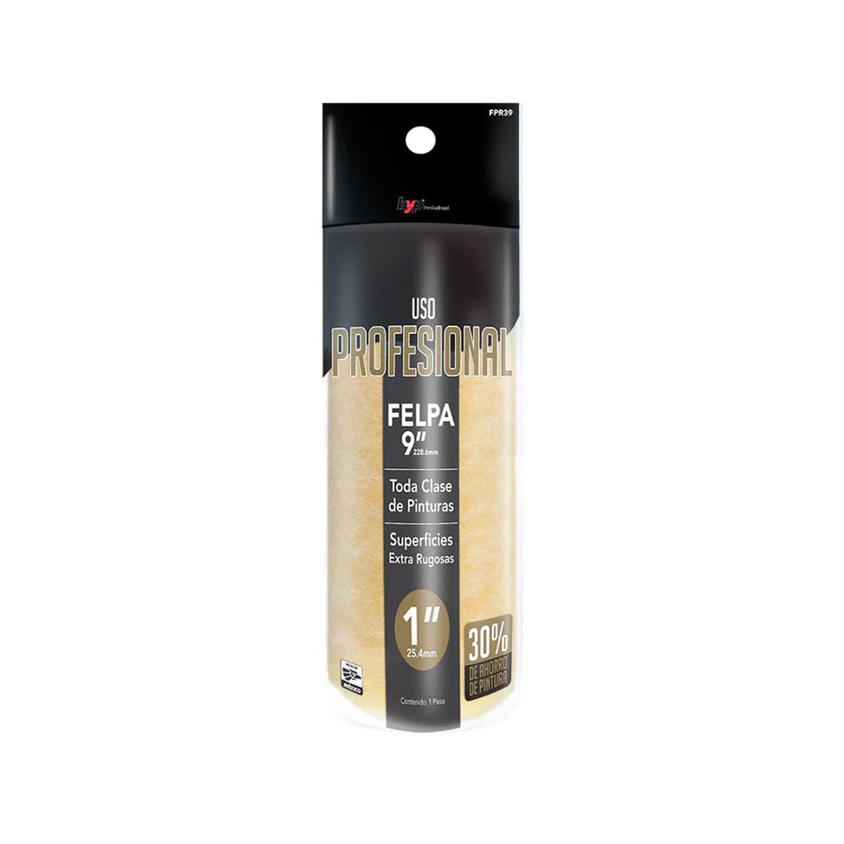 FELPA   9" ALTA DENSIDAD 1", BYP
