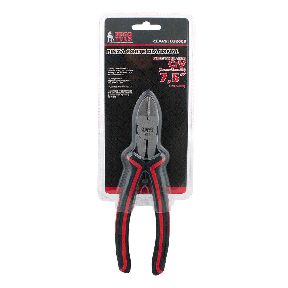 PINZA CORTE DIAGONAL CR-V 7,5" DOGOTULS LU2005