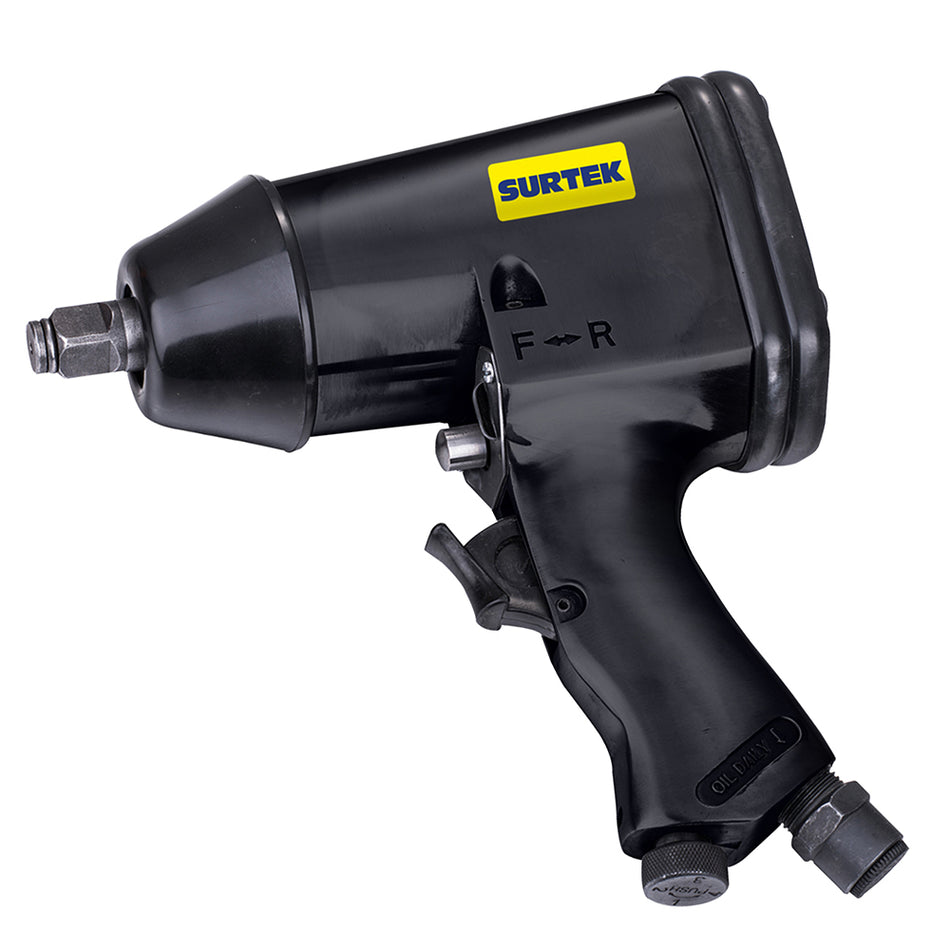 Pistola de impacto neumática cuadro de 1/2" 207 Ft-lb sistema rocking dog Surtek PI412A