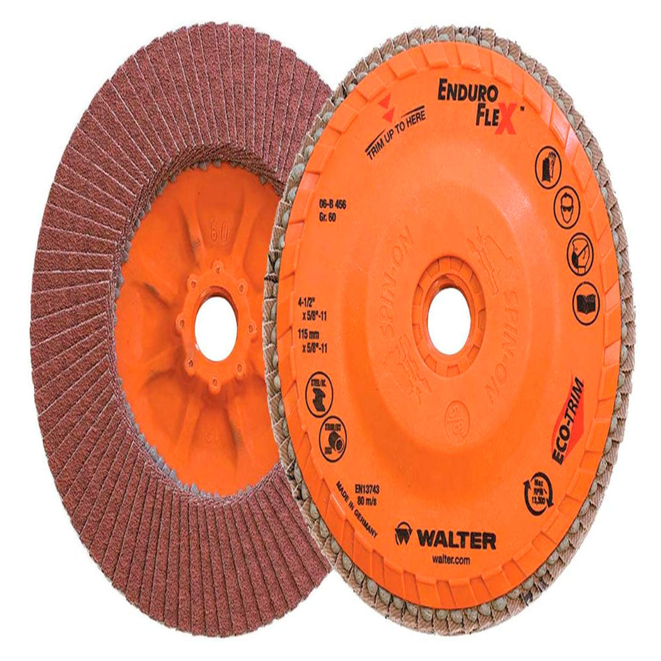 4 1/2" GR60 ENDURO FLEX, SPIN ON, WALTER 06B456