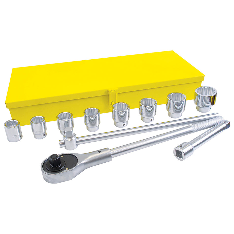 Juego de dados y accesorios cuadro de 3/4" en pulgadas, 11 piezas Surtek 105604