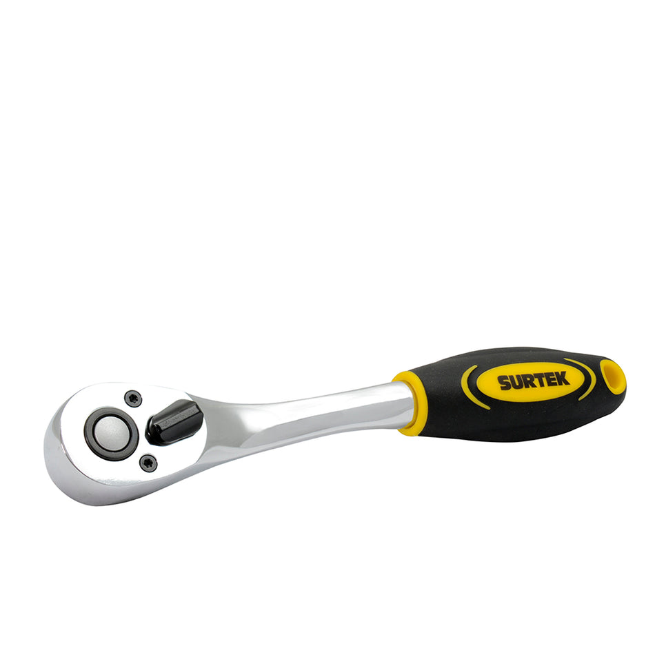 Matraca reversible con mango bimaterial, quick release, para dado cuadro de 3/8" Surtek F5149X