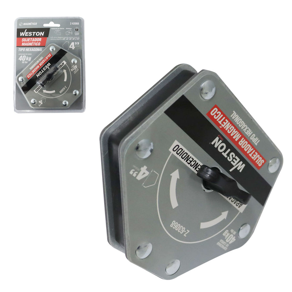 SUJETADOR MAGNETICO TIPO HEXAGONAL P/SOL