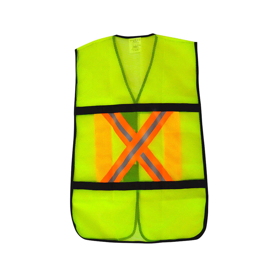 CHALECO DE SEGURIDAD CON BANDAS REFLEJAN