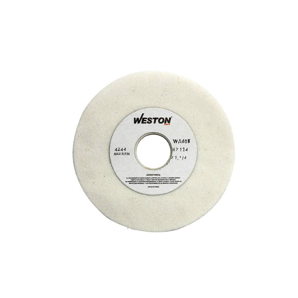 RUEDA BLANCA TIPO 1 7" X 1/4" X 1-1/4" W
