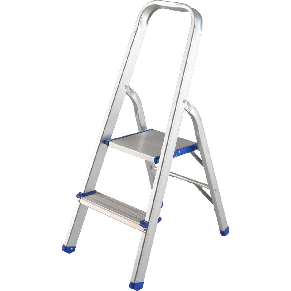 Escalera plegables tipo taburete de aluminio con 2 peldaños Surtek ETTA2