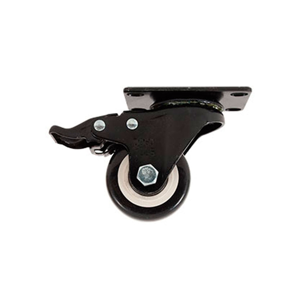 RODAJA PVC NEGRO GIRATORIA FRENO 2 1/2" DOGOTULS ZF5185