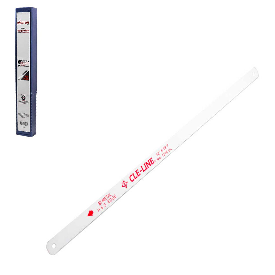 SEGUETA BIMETAL 18TPI  A.V. (Precio x pi