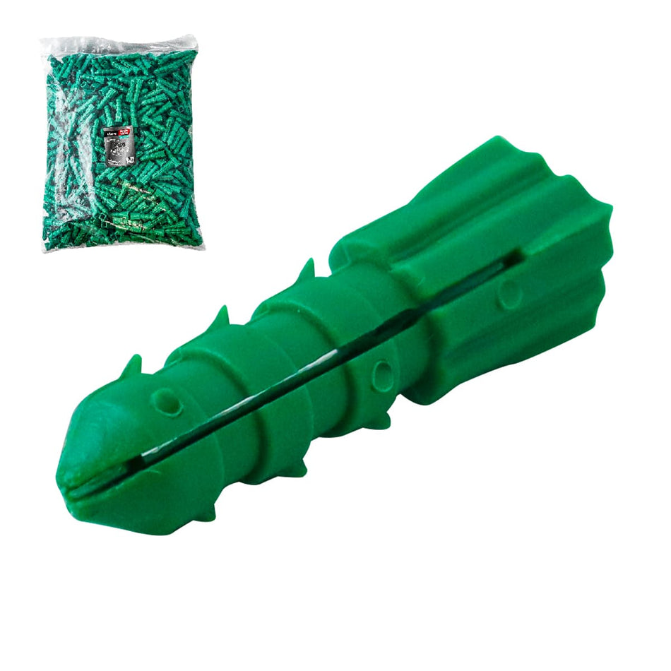 TAQUETE PLASTICO VERDE 3/8" X 35 MM (Pre