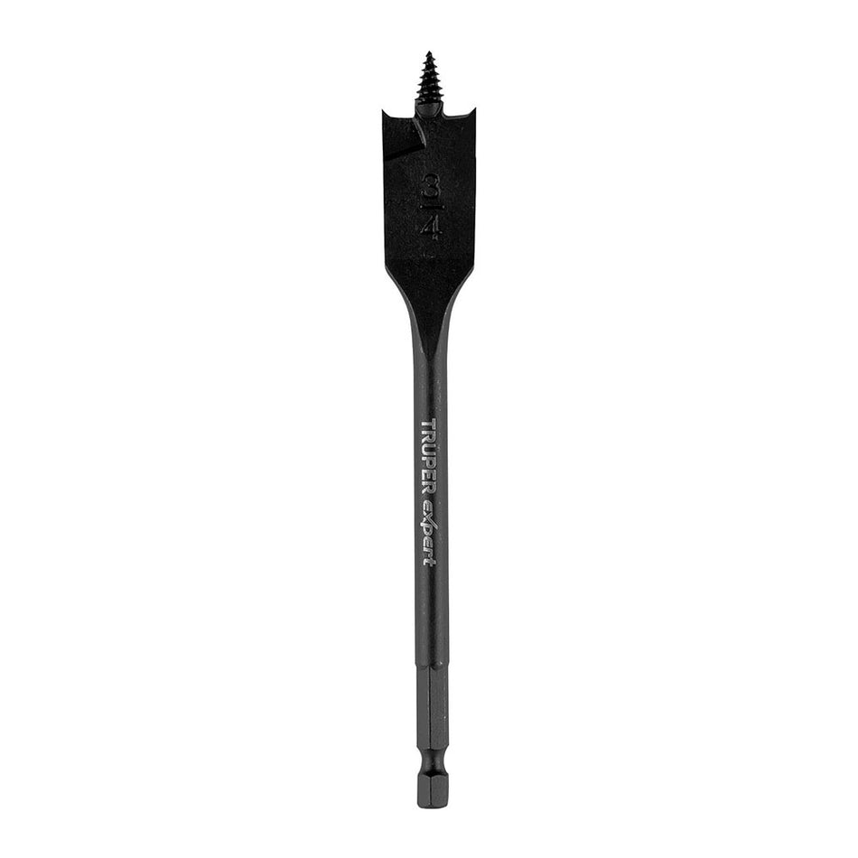 Broca plana de manita 3/4' para madera,