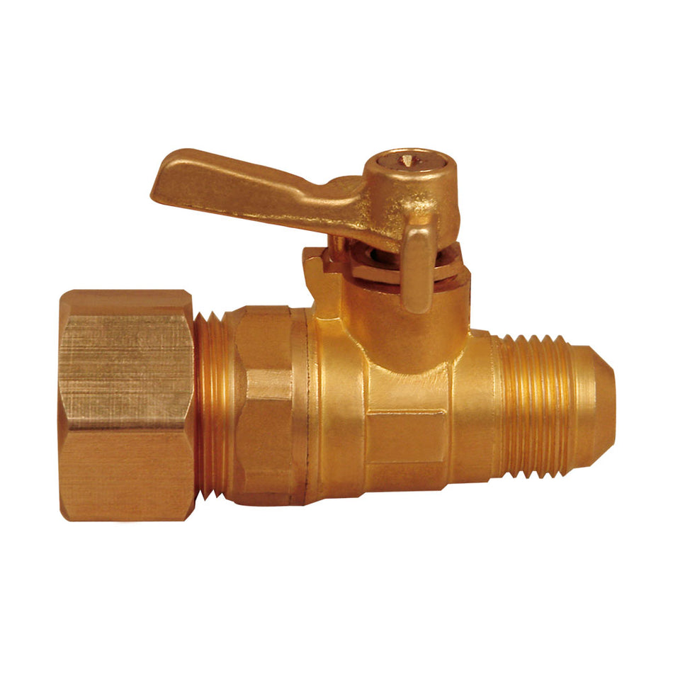 VALV.PASO P/COBRE 1/2 COMP X 3/8 FLARE,