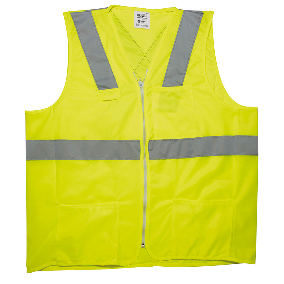 Chaleco de seguridad cerrado de alta visibilidad amarillo EG Urrea USCH73