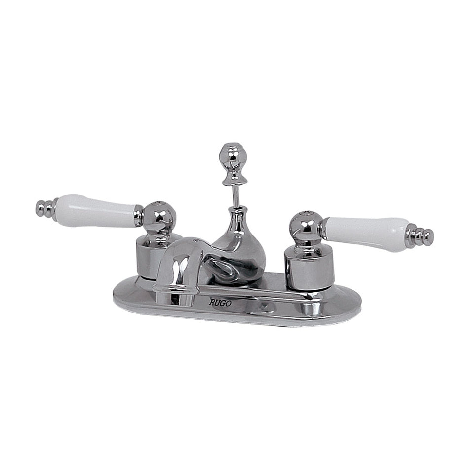 MEZCLADORA P/LAVABO 4" CROMADA C/DESAGUE