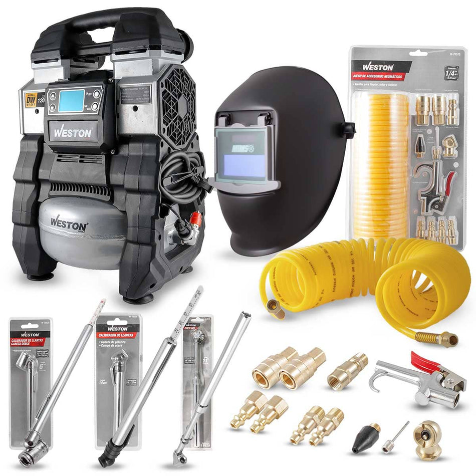 COMPRESOR DE AIRE INALAMBRICO S/CARBONES